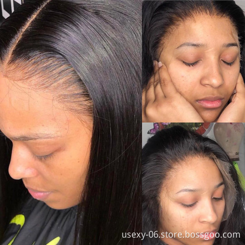 Top Transparent HD Lace Frontal Closure,Pre Plucked HD Lace Frontal With Baby Hair,HD Swiss 13x6 13x4 Lace closure wigs